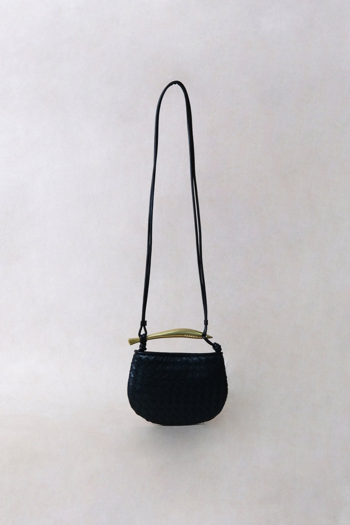 Mini Artisan Classic Dumpling Bag - Classic Black