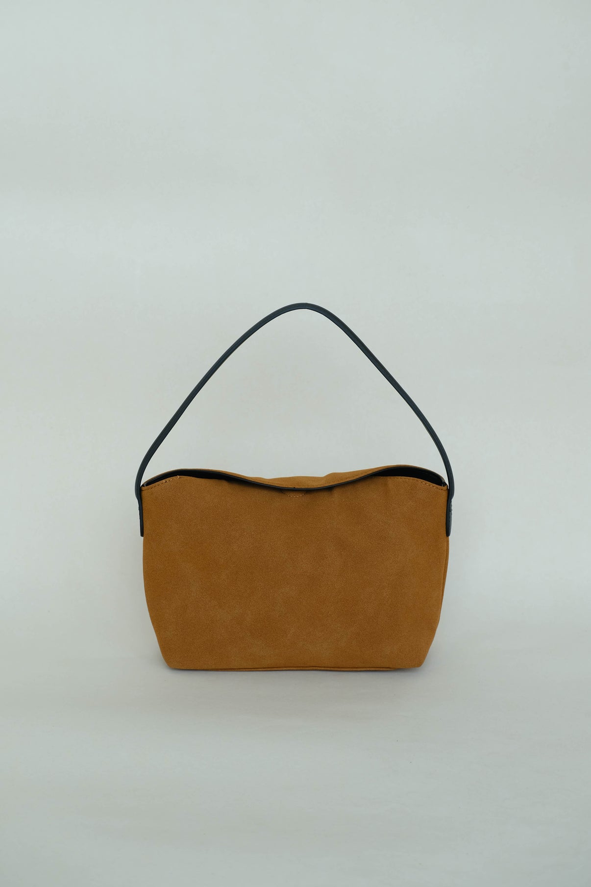 Matte Finish Singlestrap Shoulder Bag in Brown Color S A O U