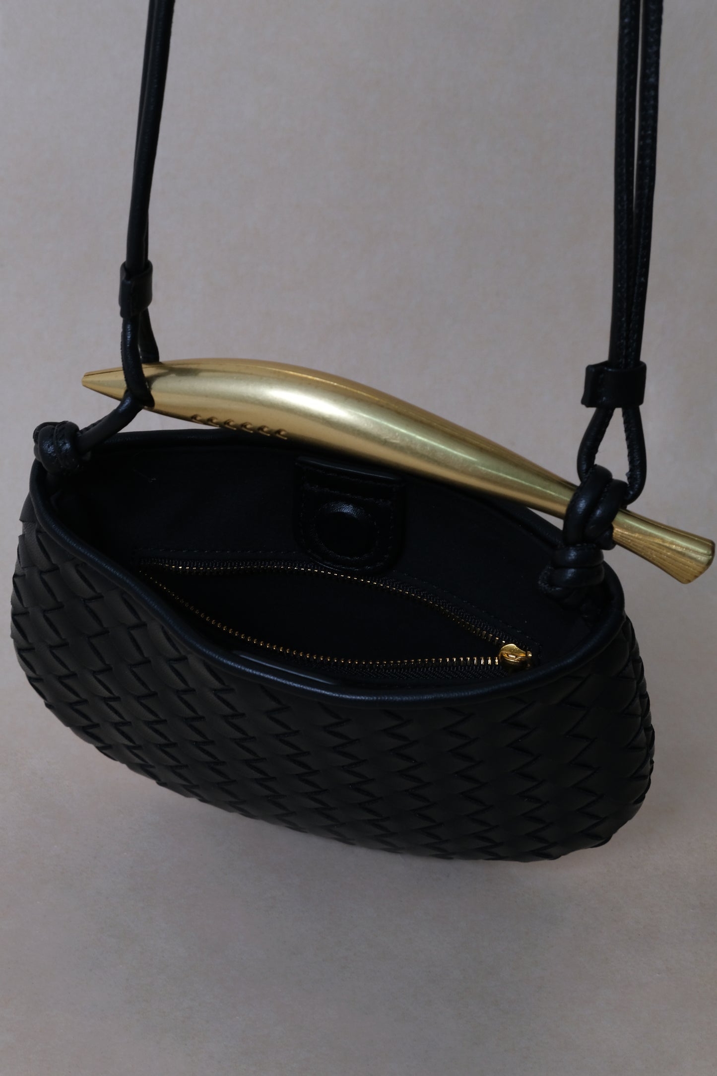 Mini Artisan Classic Dumpling Bag - Classic Black