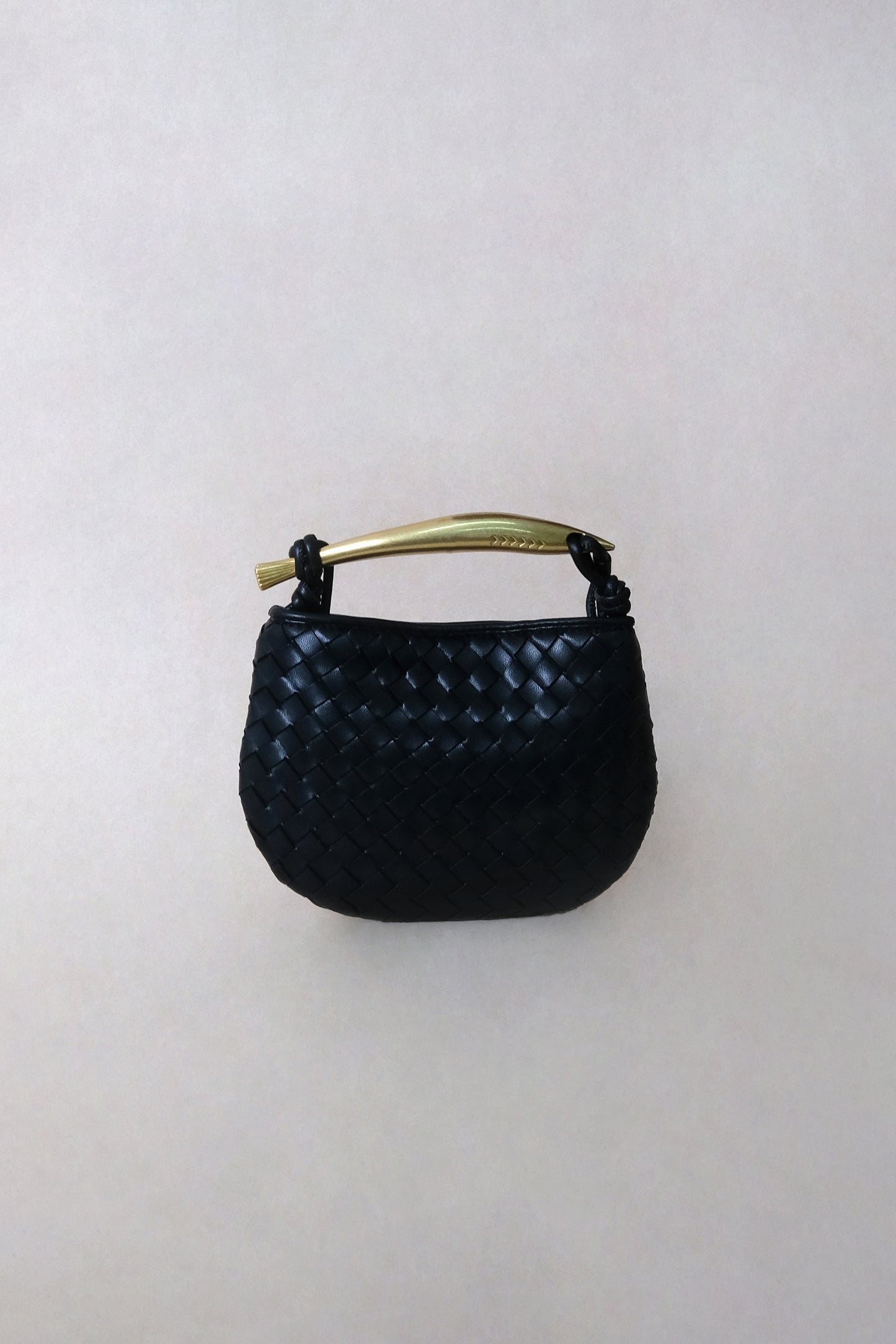 Mini Artisan Classic Dumpling Bag - Classic Black