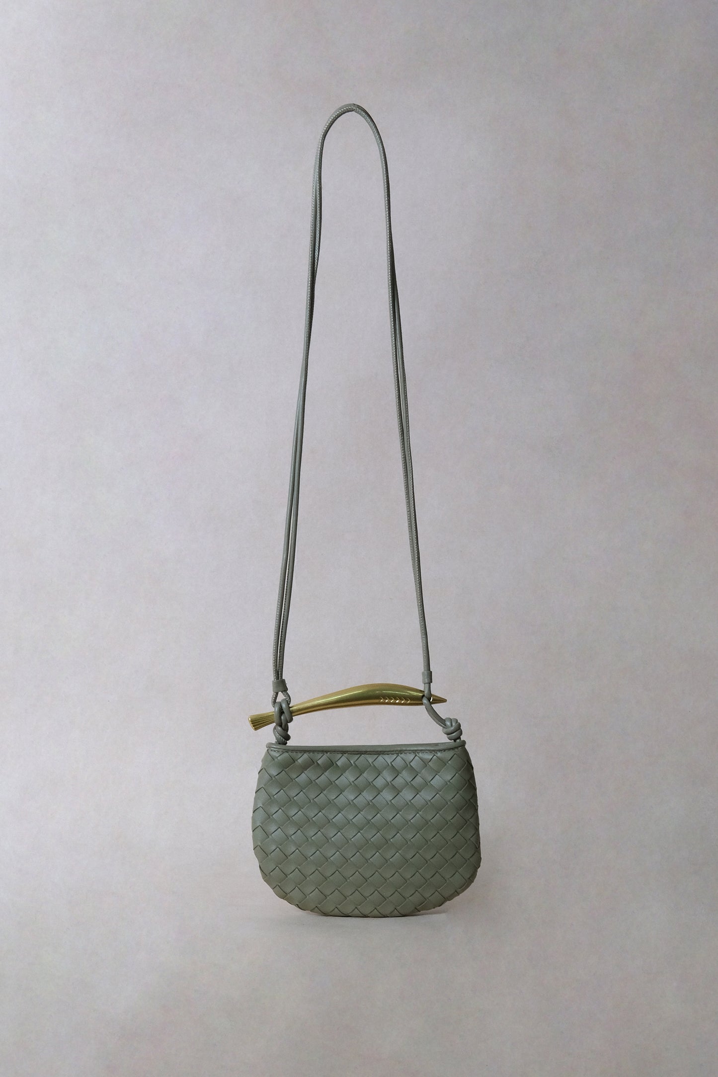 Mini Artisan Classic Dumpling Bag - Olive Green