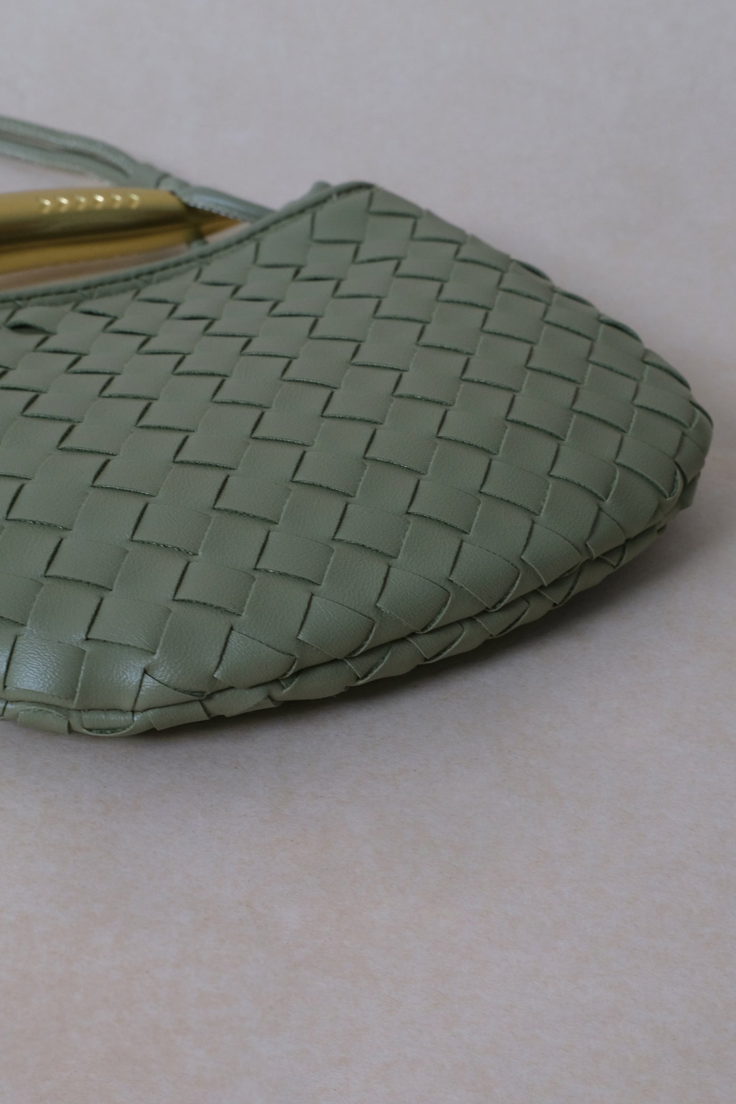 Mini Artisan Classic Dumpling Bag - Olive Green