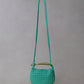 Mini Artisan Classic Dumpling Bag - Siren Green