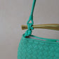 Mini Artisan Classic Dumpling Bag - Siren Green