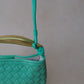 Mini Artisan Classic Dumpling Bag - Siren Green