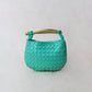 Mini Artisan Classic Dumpling Bag - Siren Green