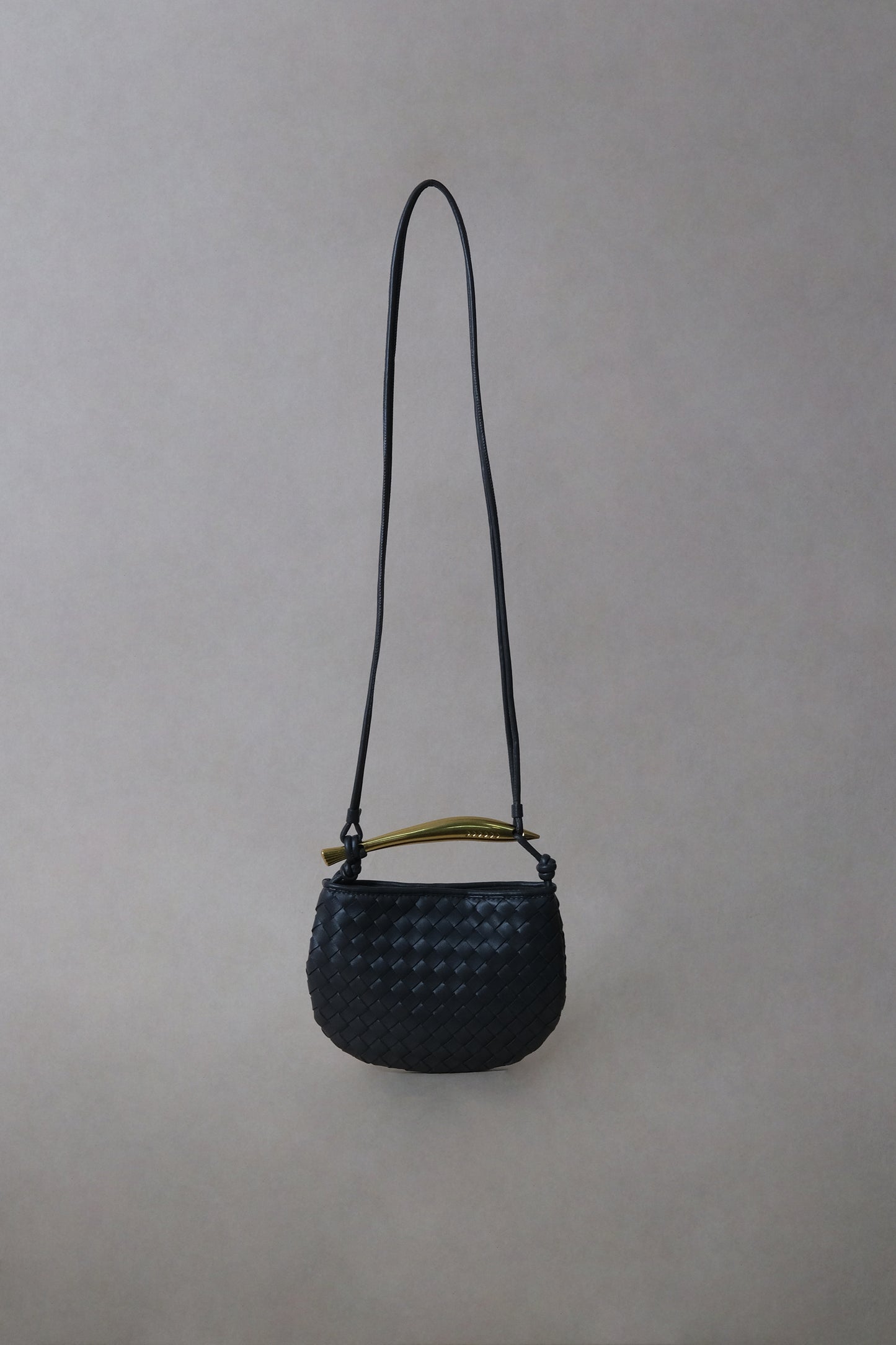 Mini Artisan Classic Dumpling Bag - Gunmetal Gray