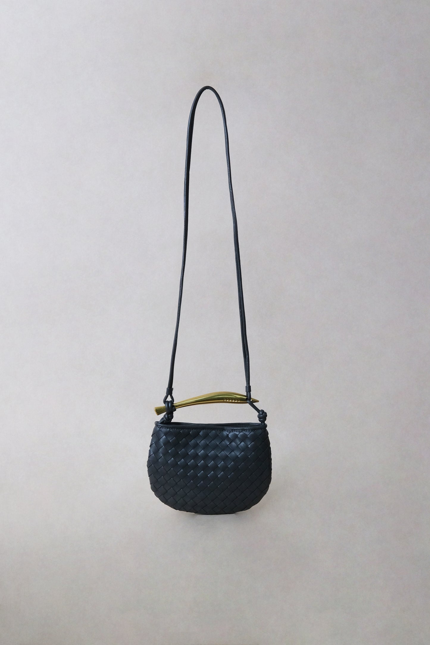 Mini Artisan Classic Dumpling Bag - Gunmetal Gray