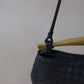 Mini Artisan Classic Dumpling Bag - Gunmetal Gray