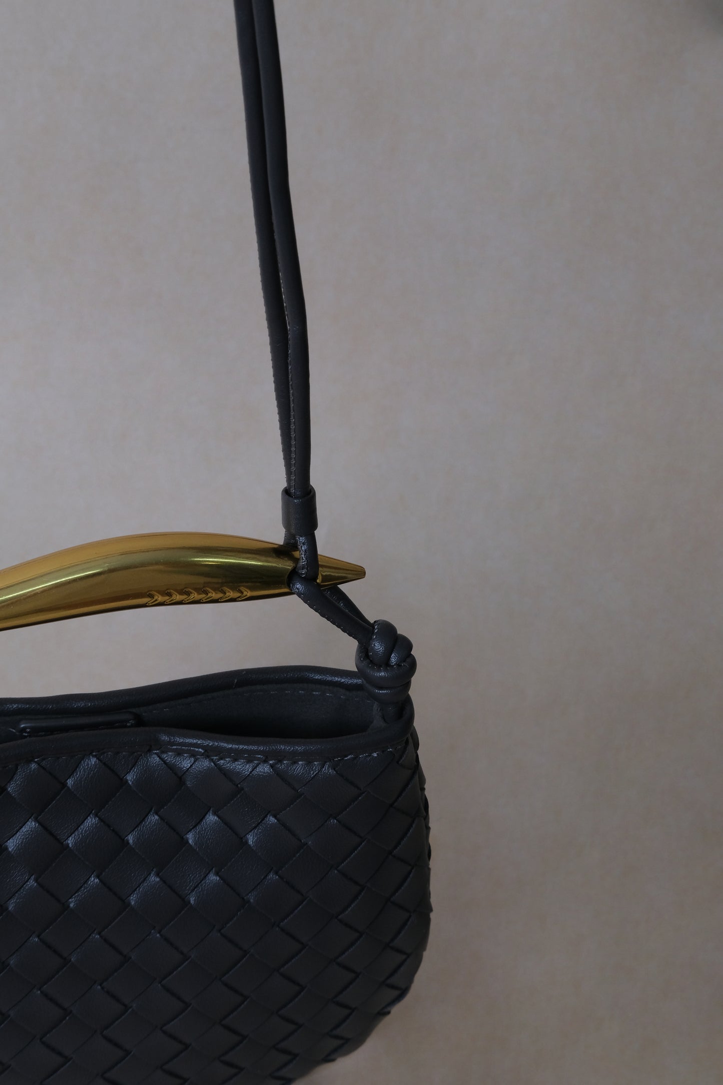 Mini Artisan Classic Dumpling Bag - Gunmetal Gray