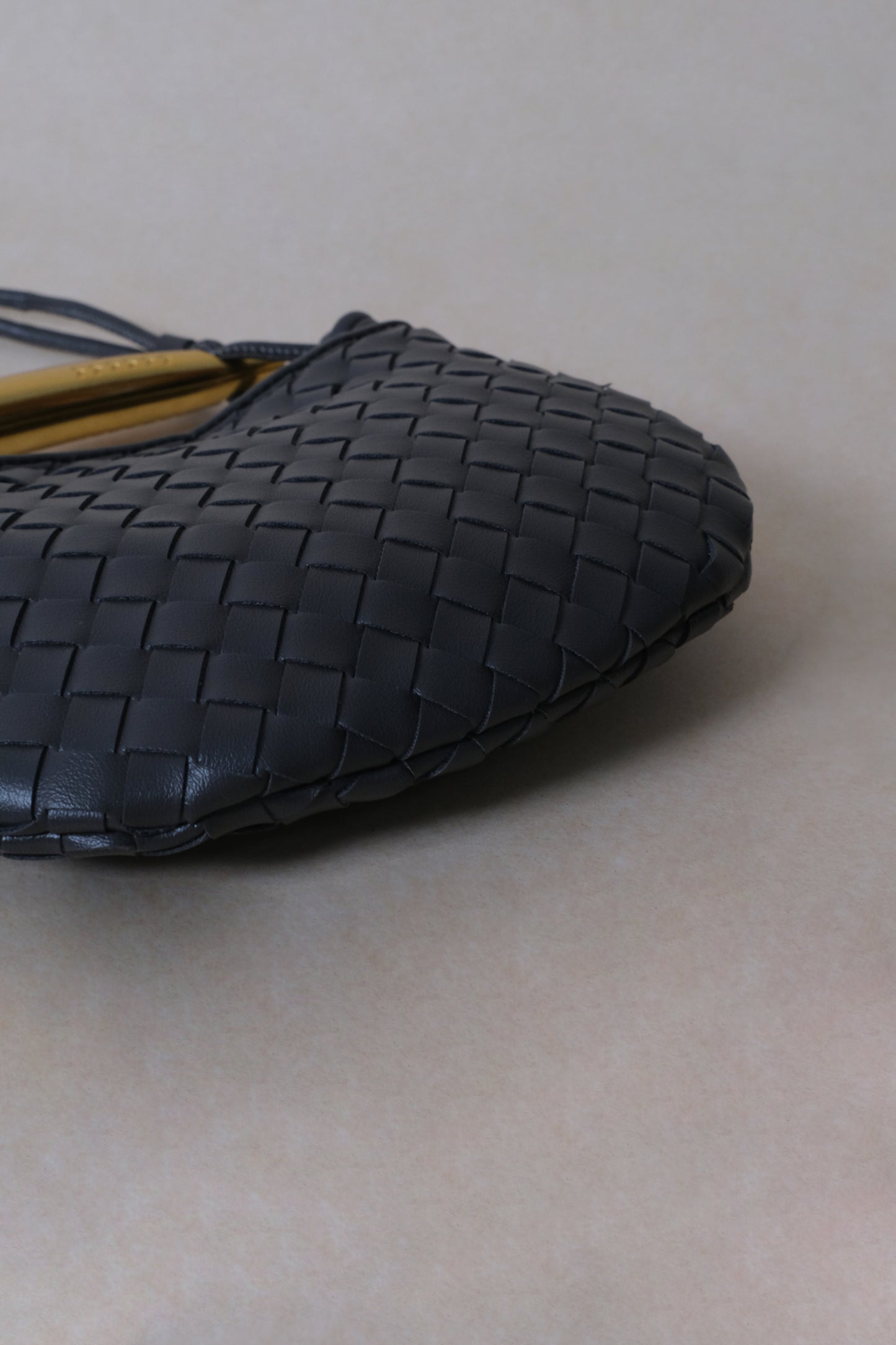 Mini Artisan Classic Dumpling Bag - Gunmetal Gray