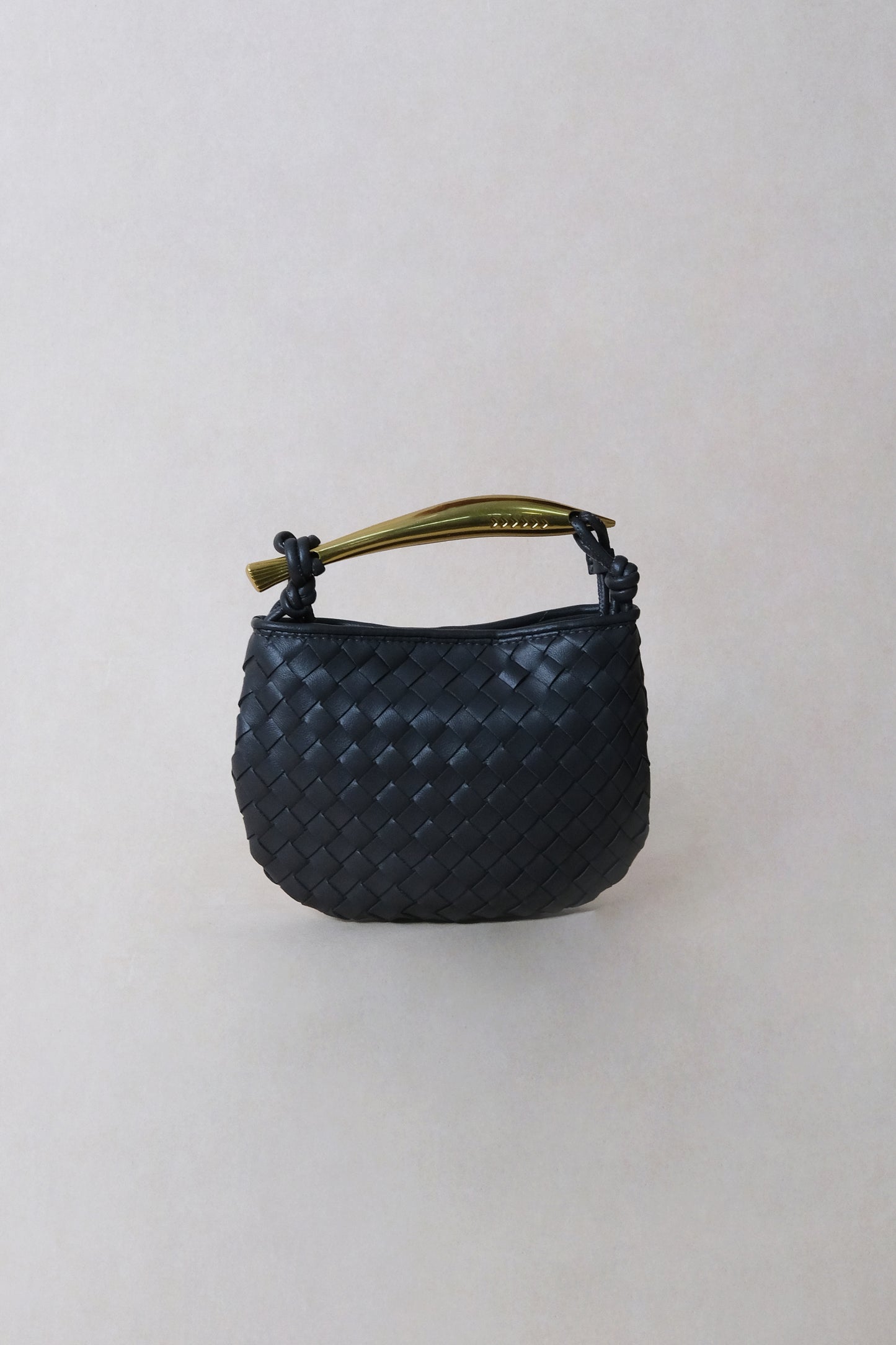 Mini Artisan Classic Dumpling Bag - Gunmetal Gray