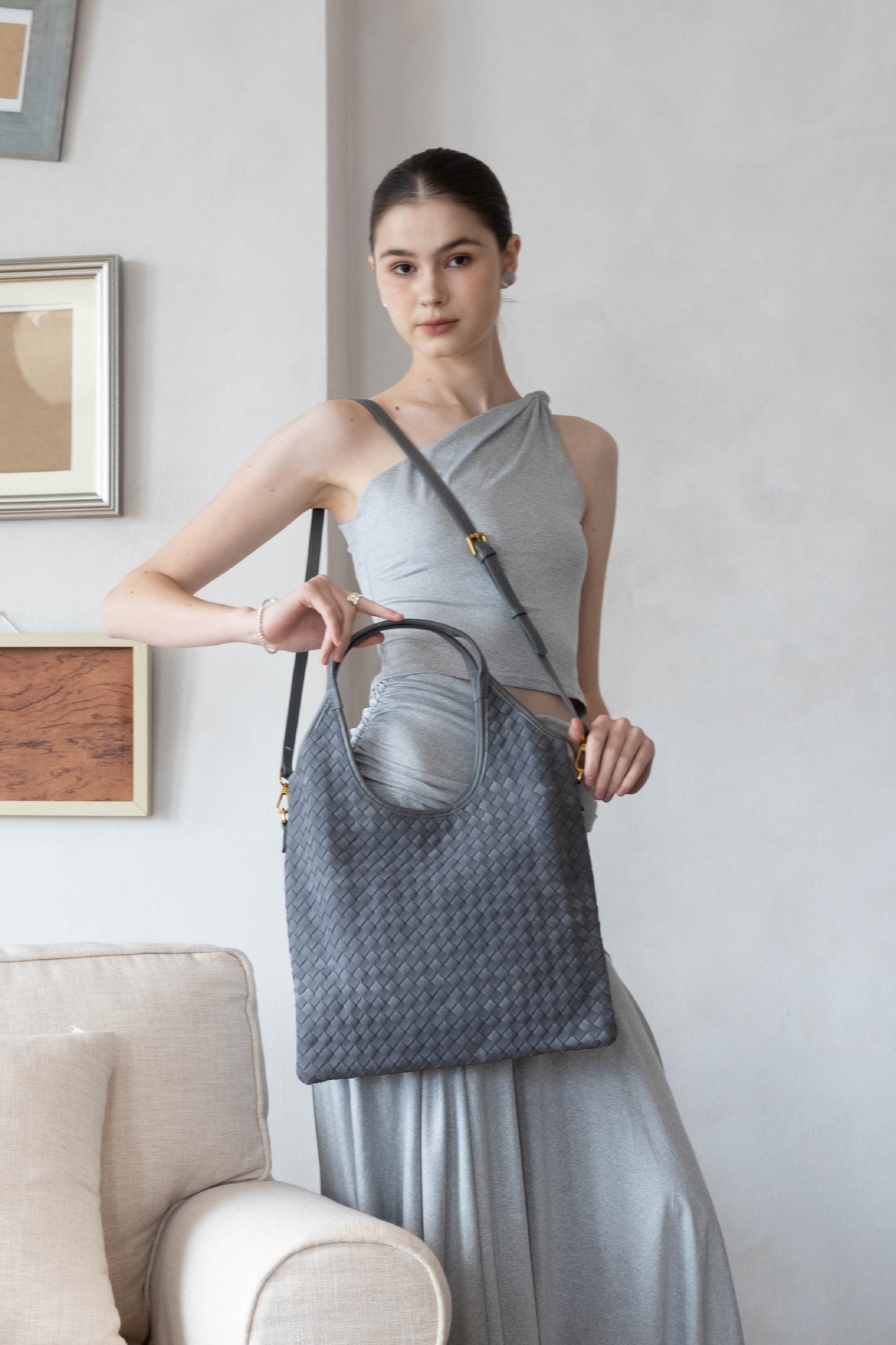 The Artisan Duo Tote - Warm Gray