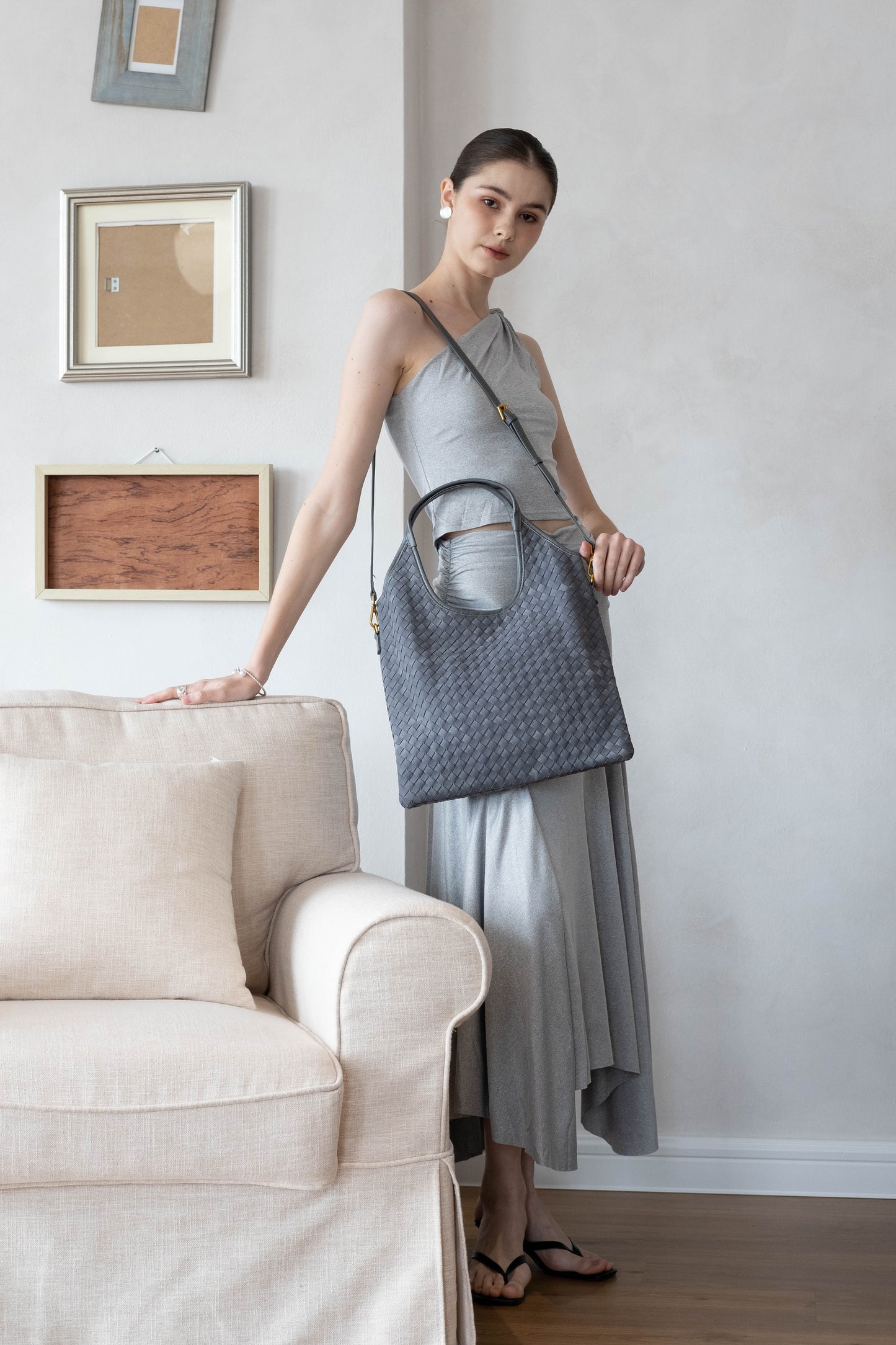 The Artisan Duo Tote - Warm Gray