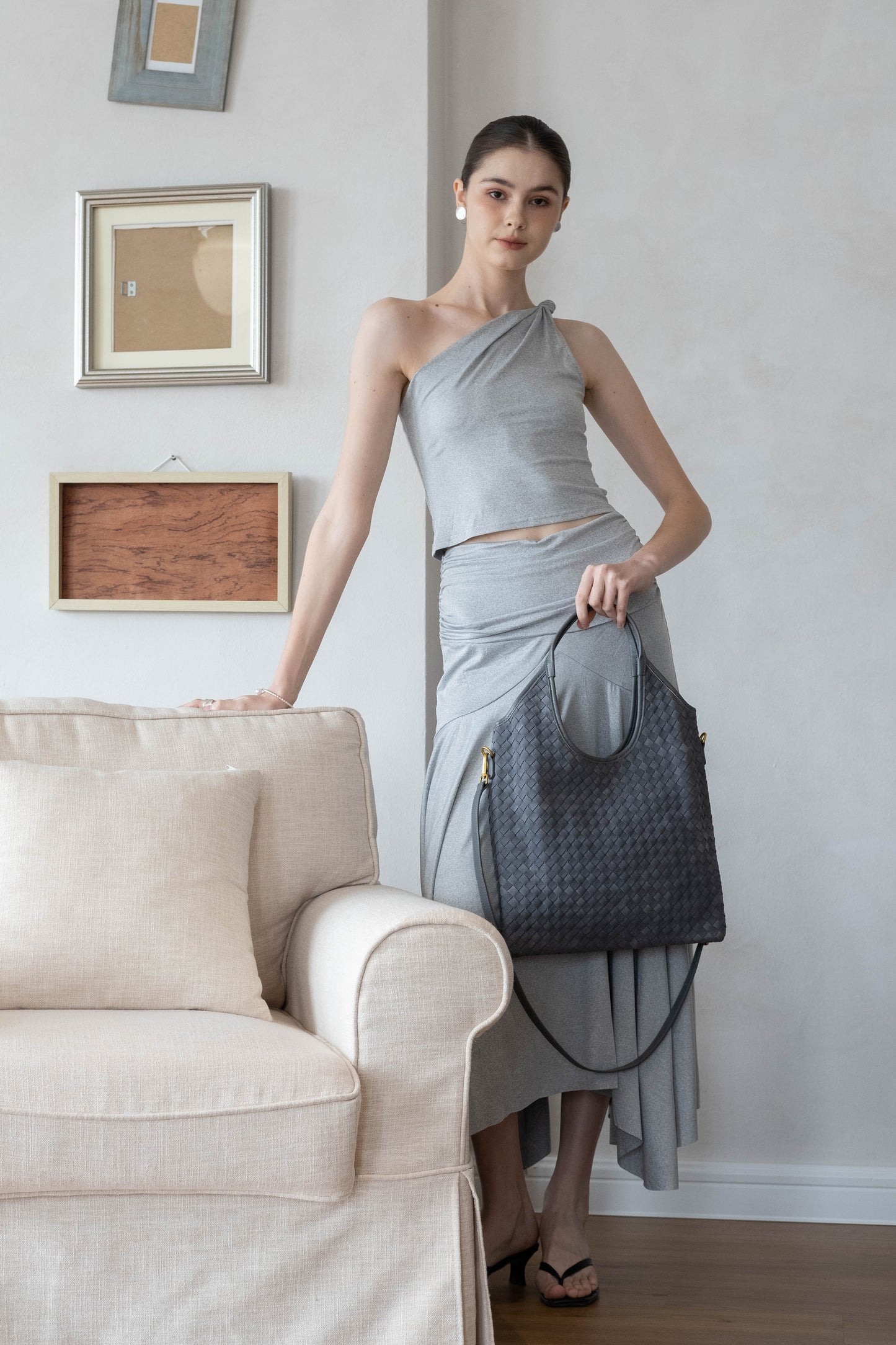 The Artisan Duo Tote - Warm Gray