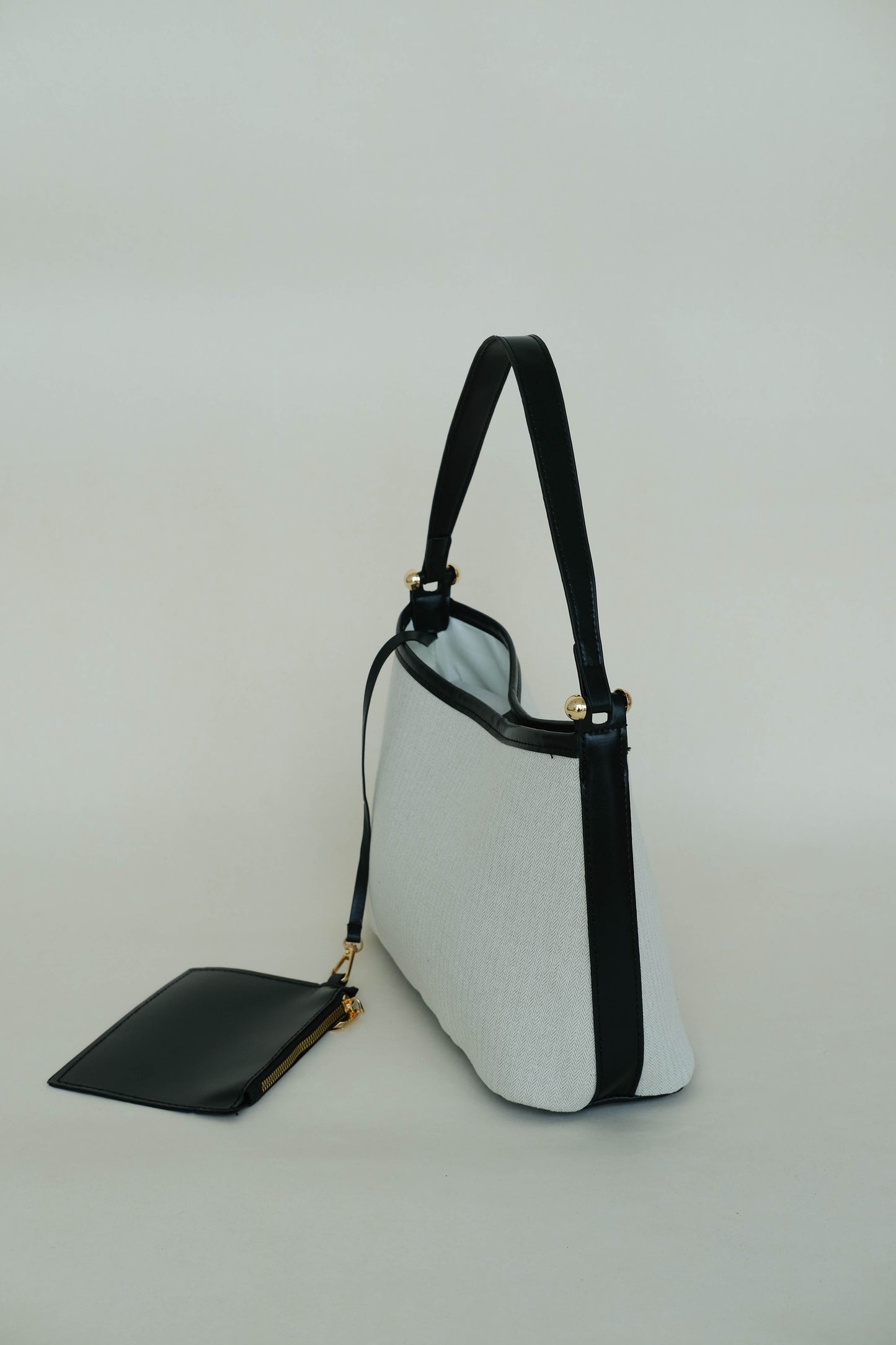 Canvas shoulder bag elegant handbag
