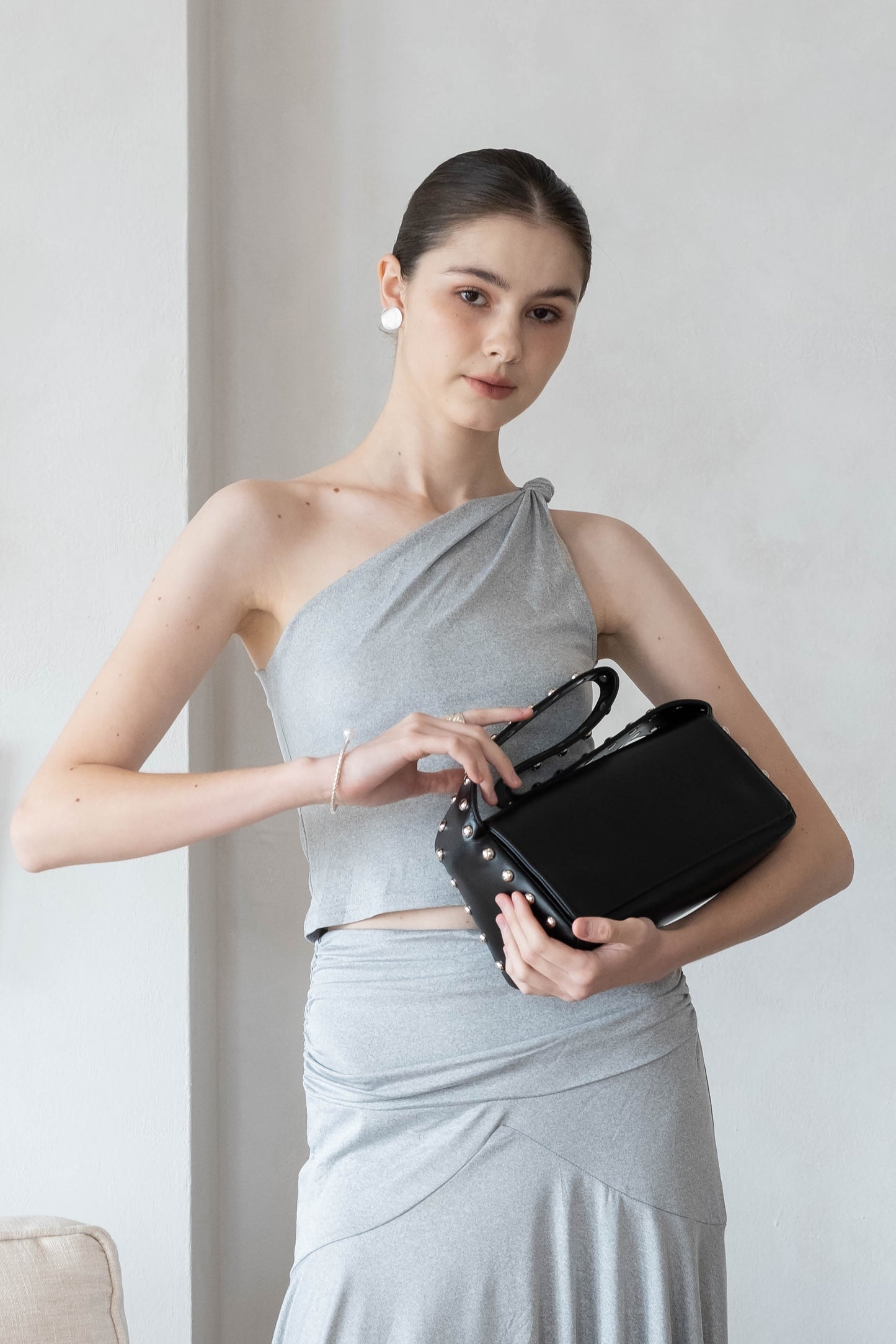 Léonie Classic Stud Bag