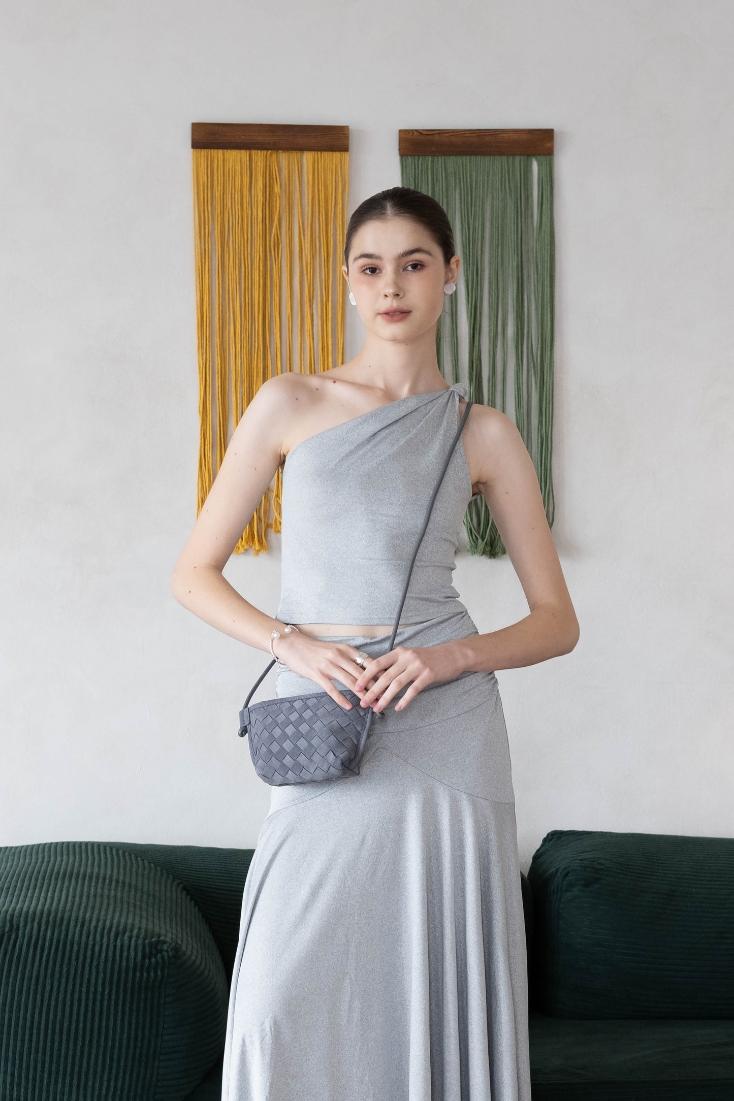 Mini Artisan Satchel - Warm Gray