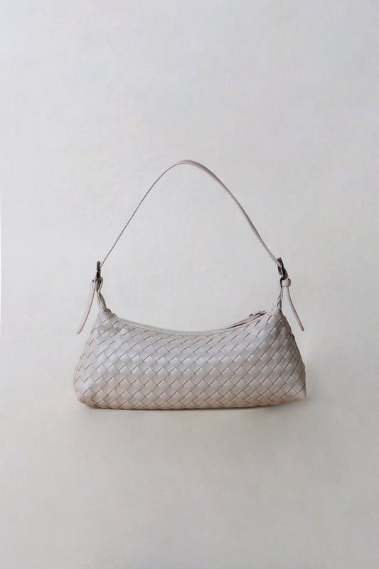 Maison Artisan Colette Baguette Bag - White Sand