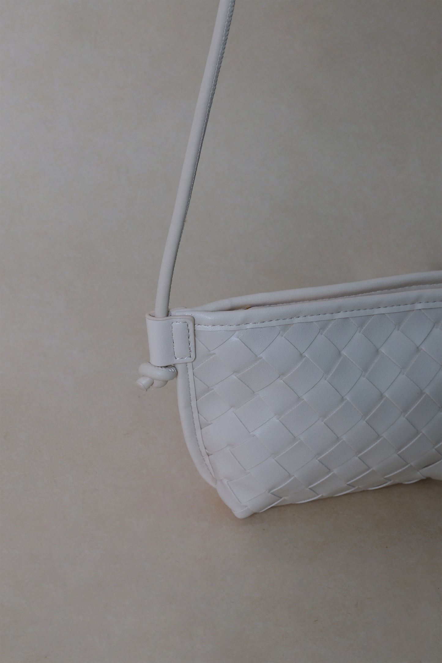 Mini Artisan Satchel - Cream White