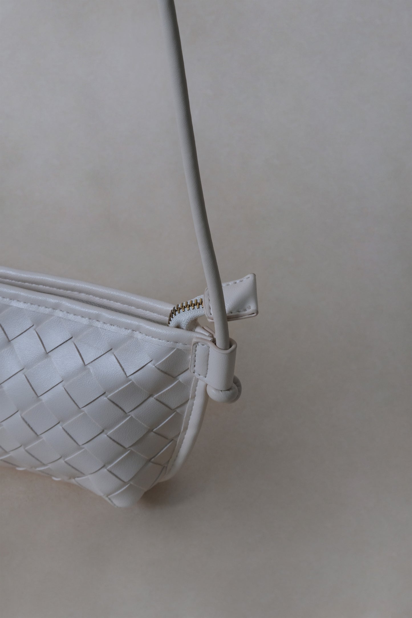 Mini Artisan Satchel - Cream White
