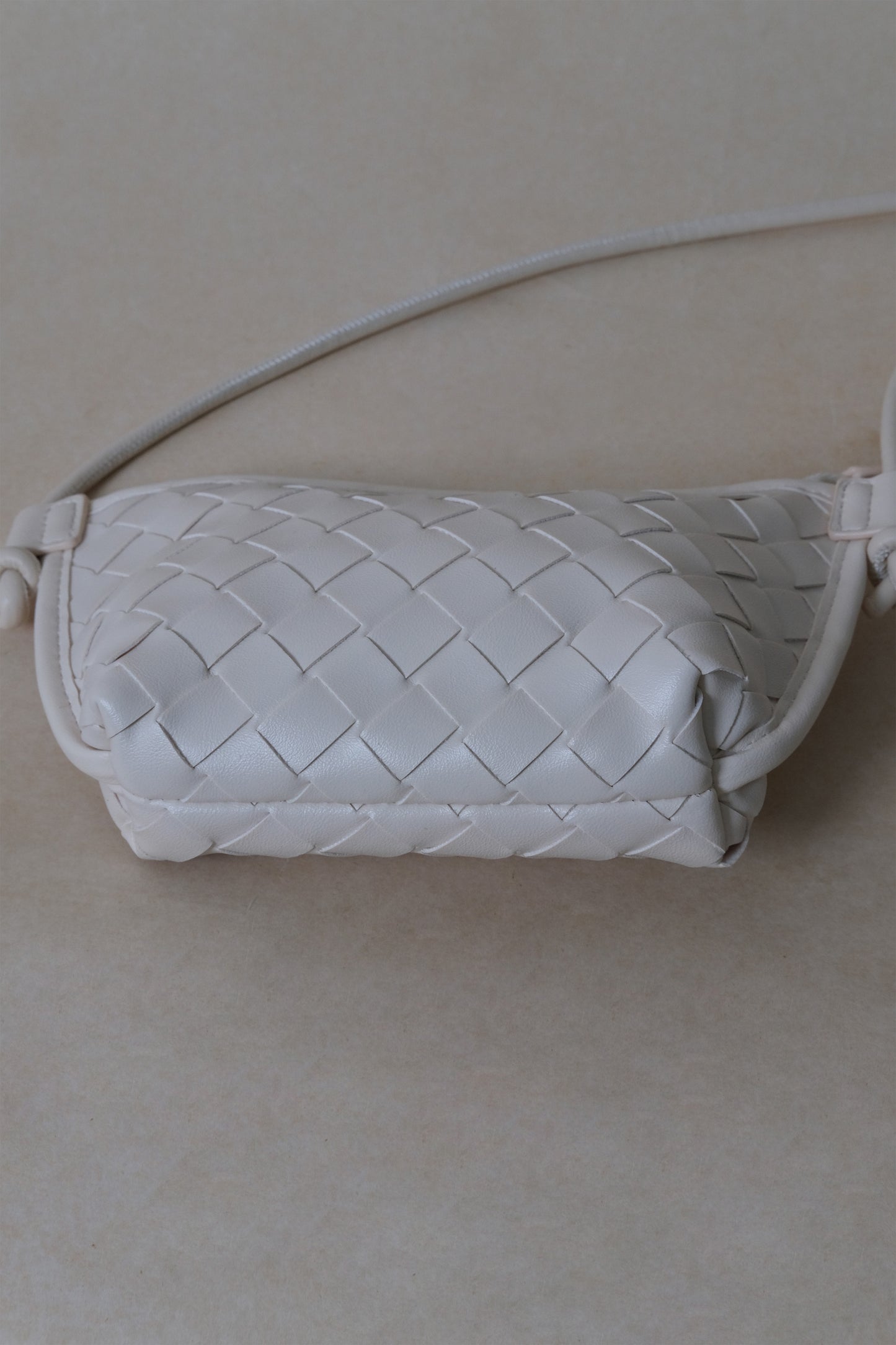 Mini Artisan Satchel - Cream White