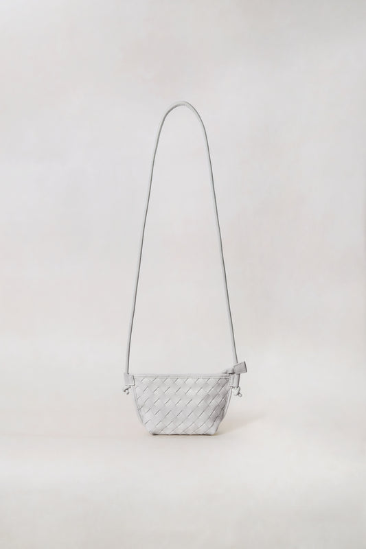 Mini Artisan Satchel - White Sand