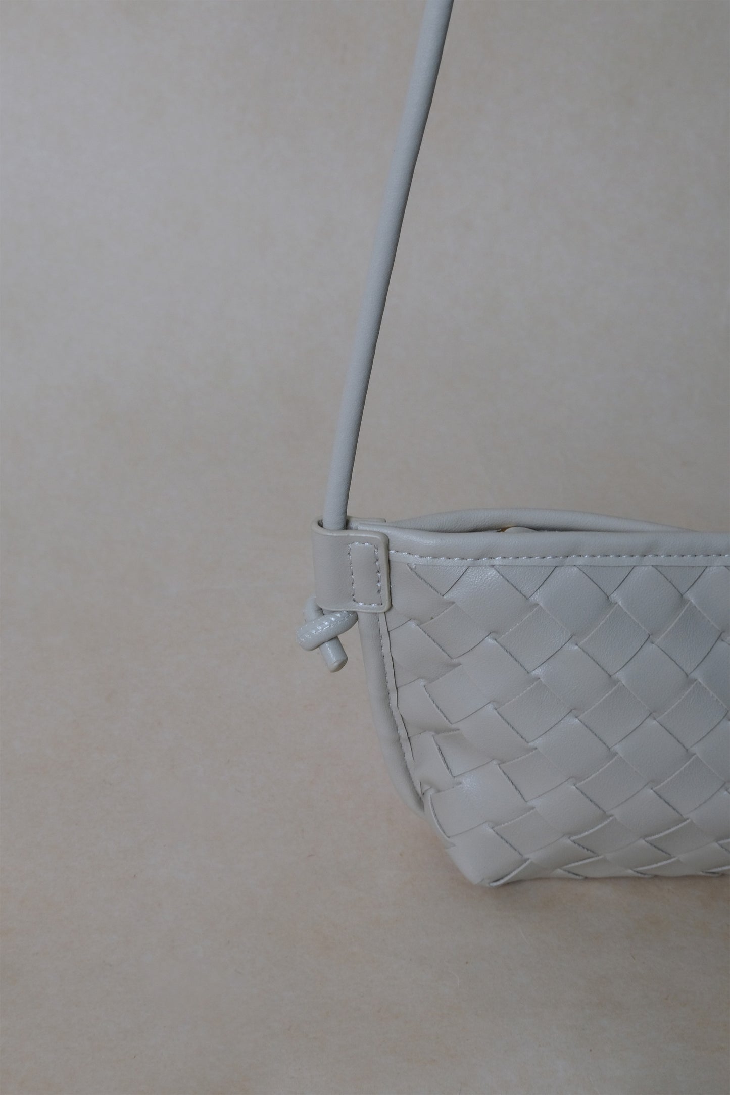 Mini Artisan Satchel - White Sand