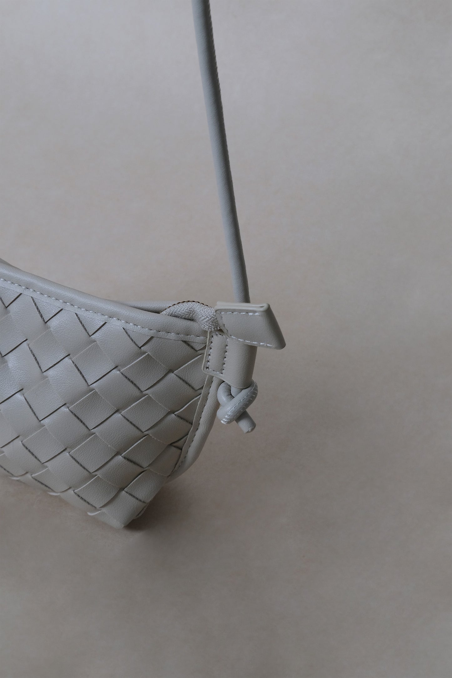 Mini Artisan Satchel - White Sand
