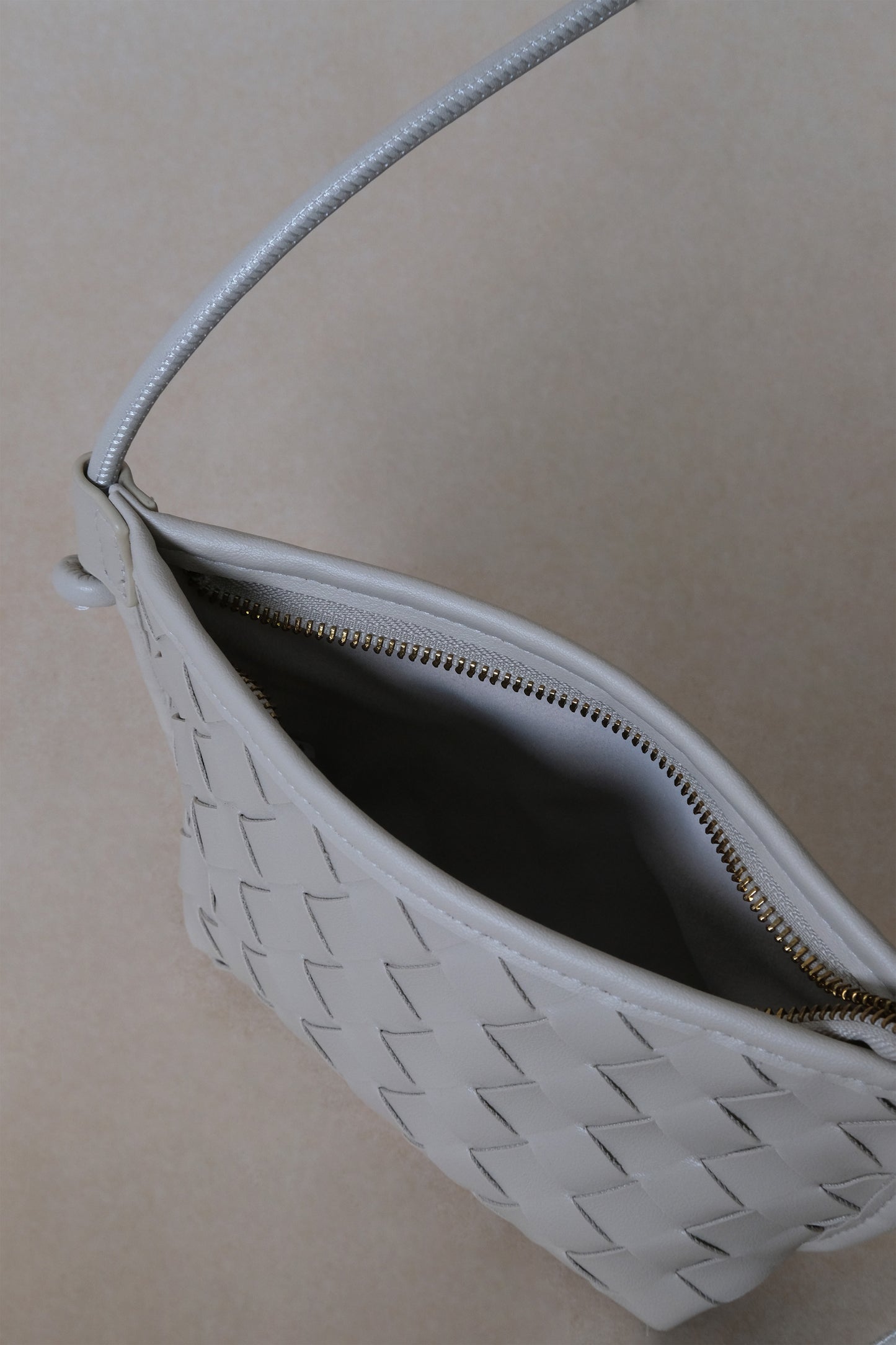 Mini Artisan Satchel - White Sand