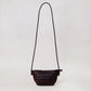Mini Artisan Satchel - Shinny Wine Red