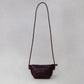 Mini Artisan Satchel - Shinny Wine Red