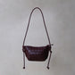Mini Artisan Satchel - Shinny Wine Red