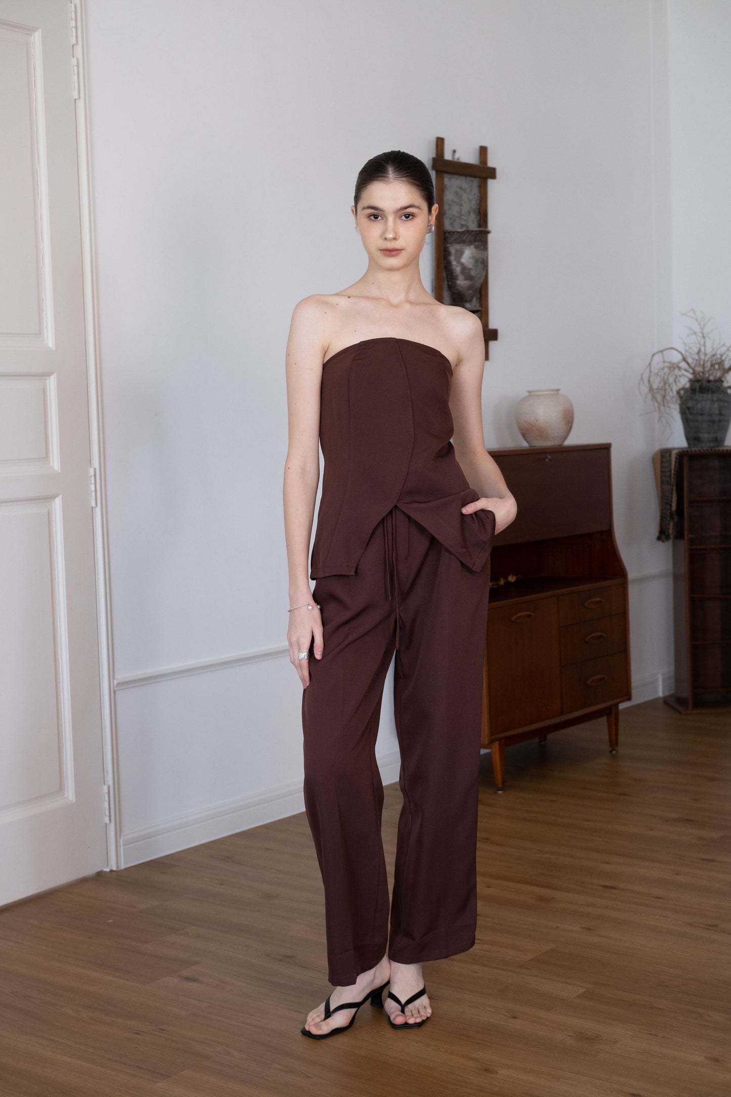 Chocolate Charm Two-Piece Set