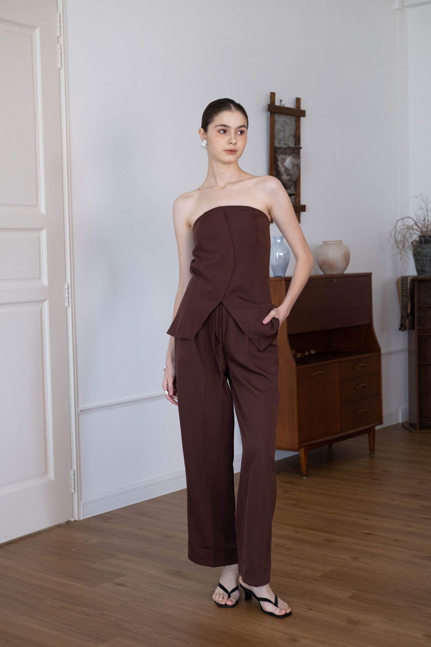 Chocolate Charm Two-Piece Set