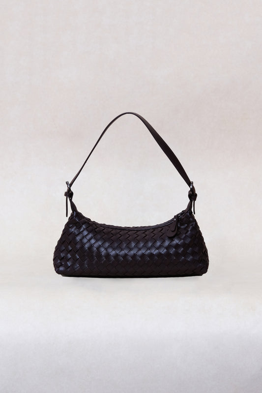 Maison Artisan Colette Baguette Bag - Black Currant