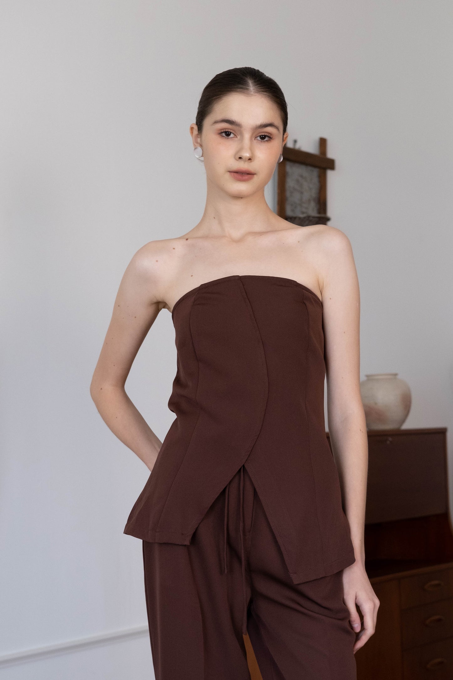 Chocolate Charm Two-Piece Set