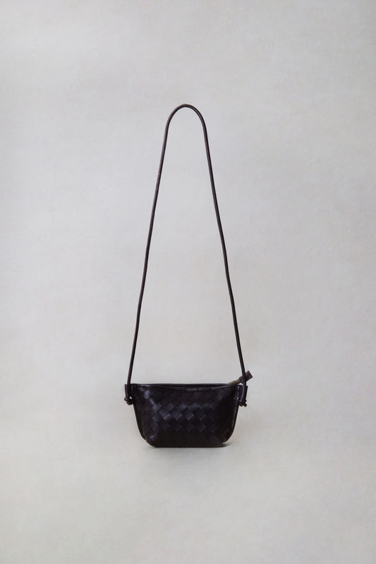 Mini Artisan Satchel - Shinny Black Currant