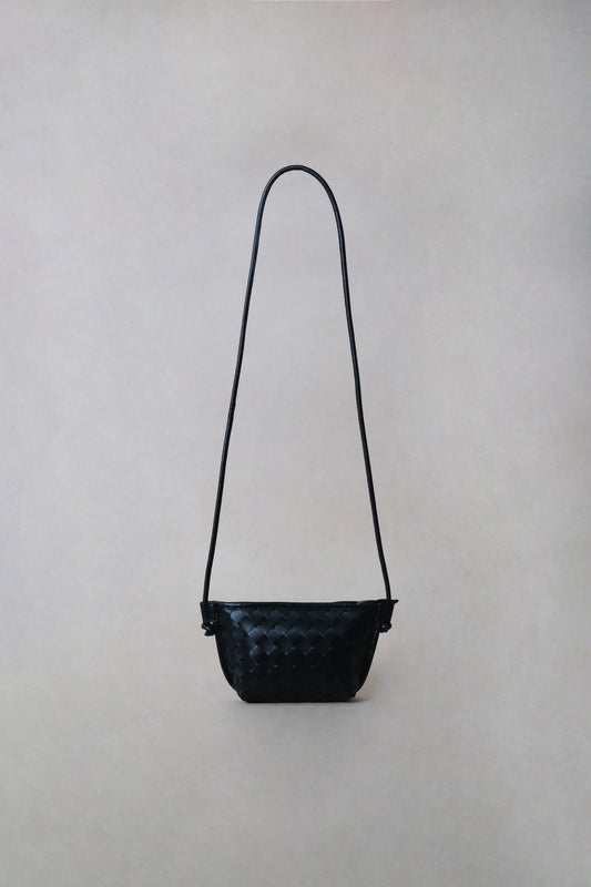 Mini Artisan Satchel - Shinny Black