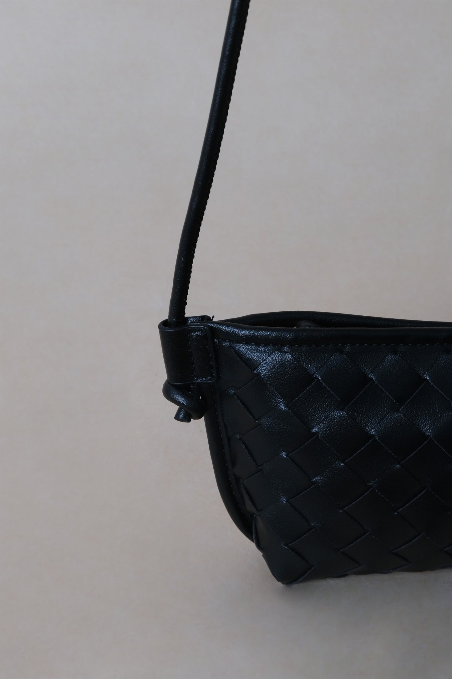 Mini Artisan Satchel - Shinny Black