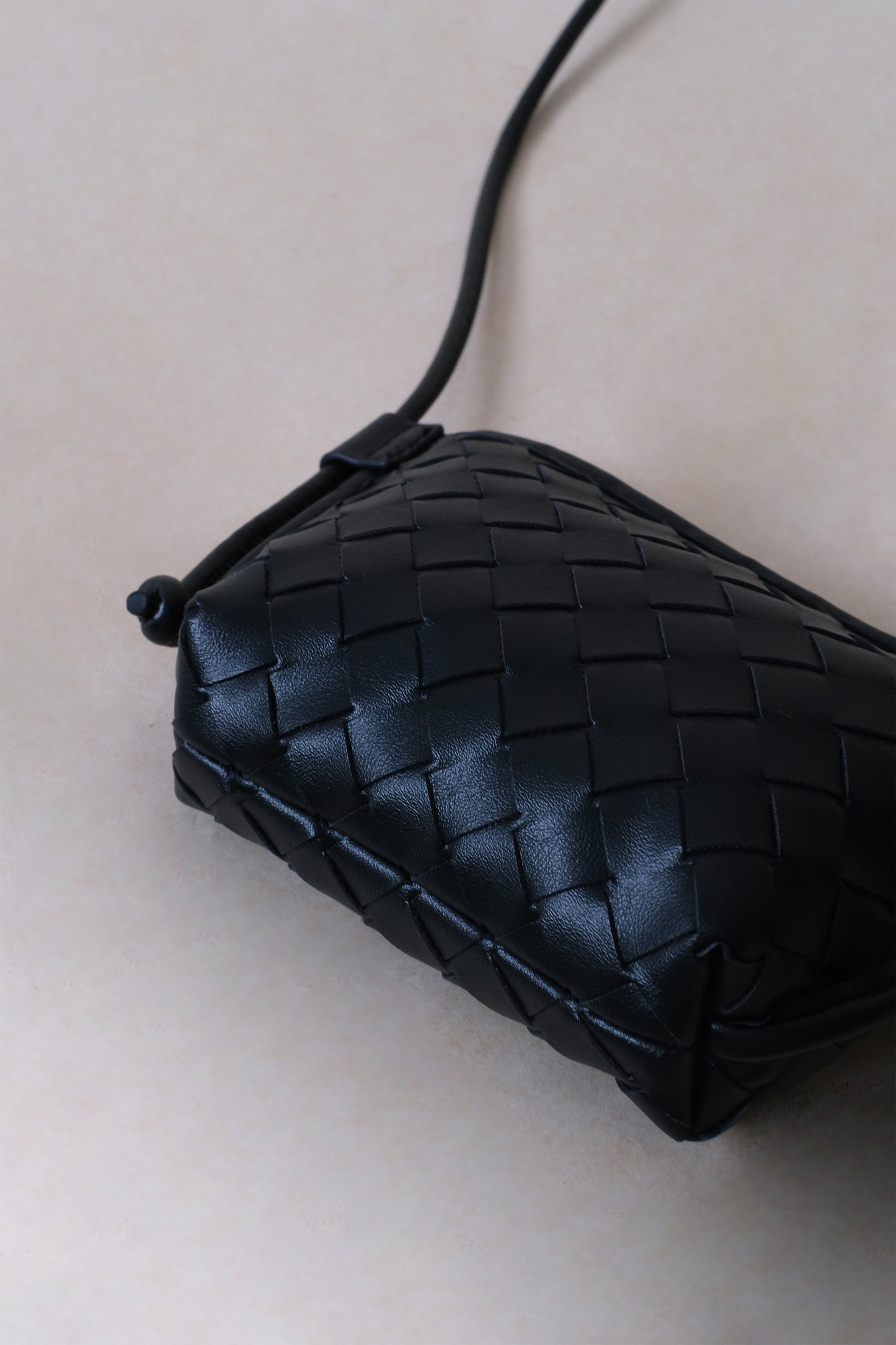 Mini Artisan Satchel - Shinny Black