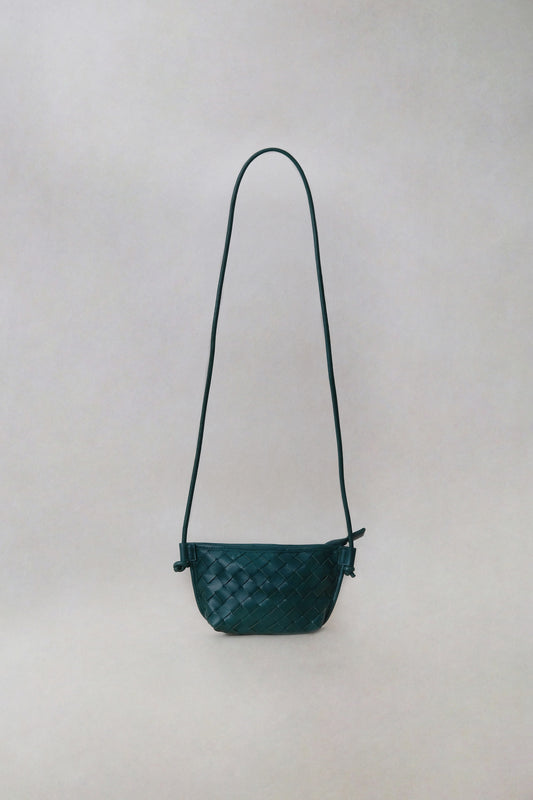 Mini Artisan Satchel - Emerald