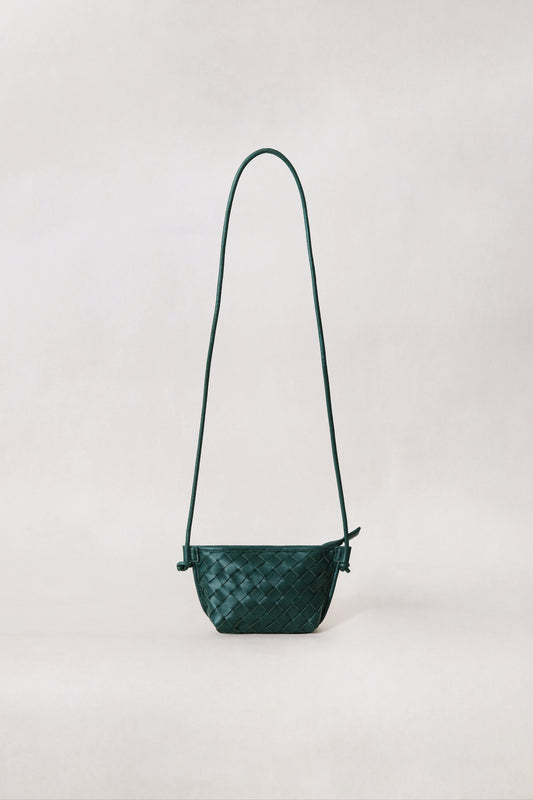 Mini Artisan Satchel - Emerald