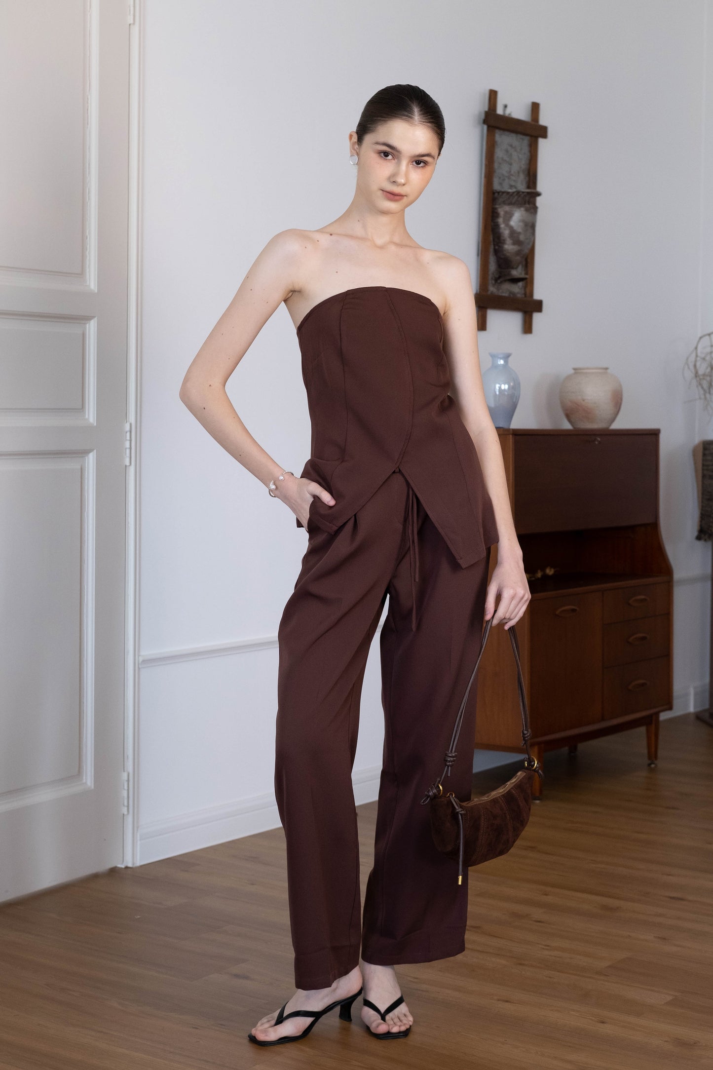 Chocolate Charm Two-Piece Set