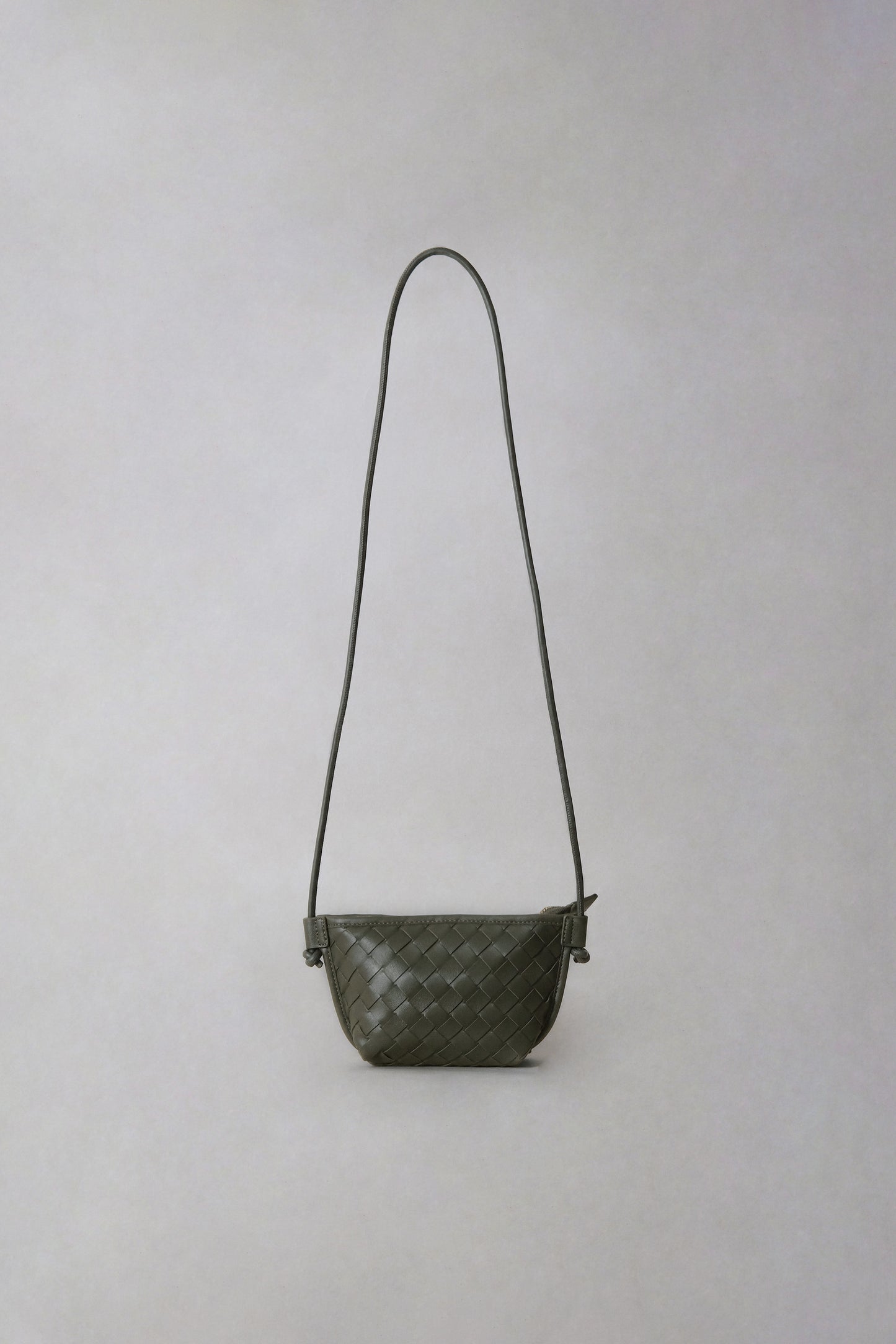 Mini Artisan Satchel - Shinny Olive Green