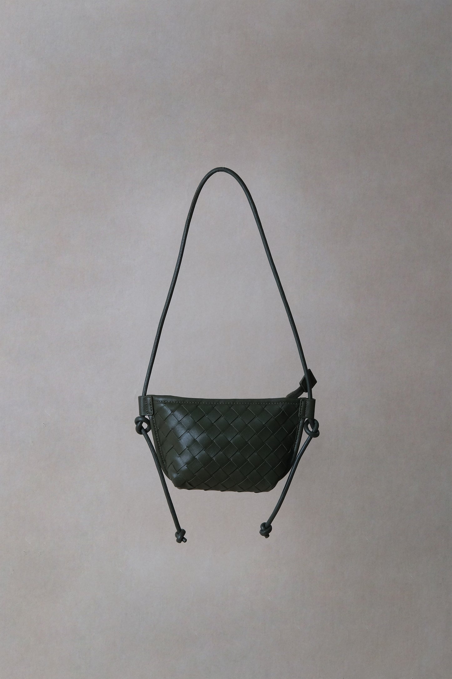 Mini Artisan Satchel - Shinny Olive Green