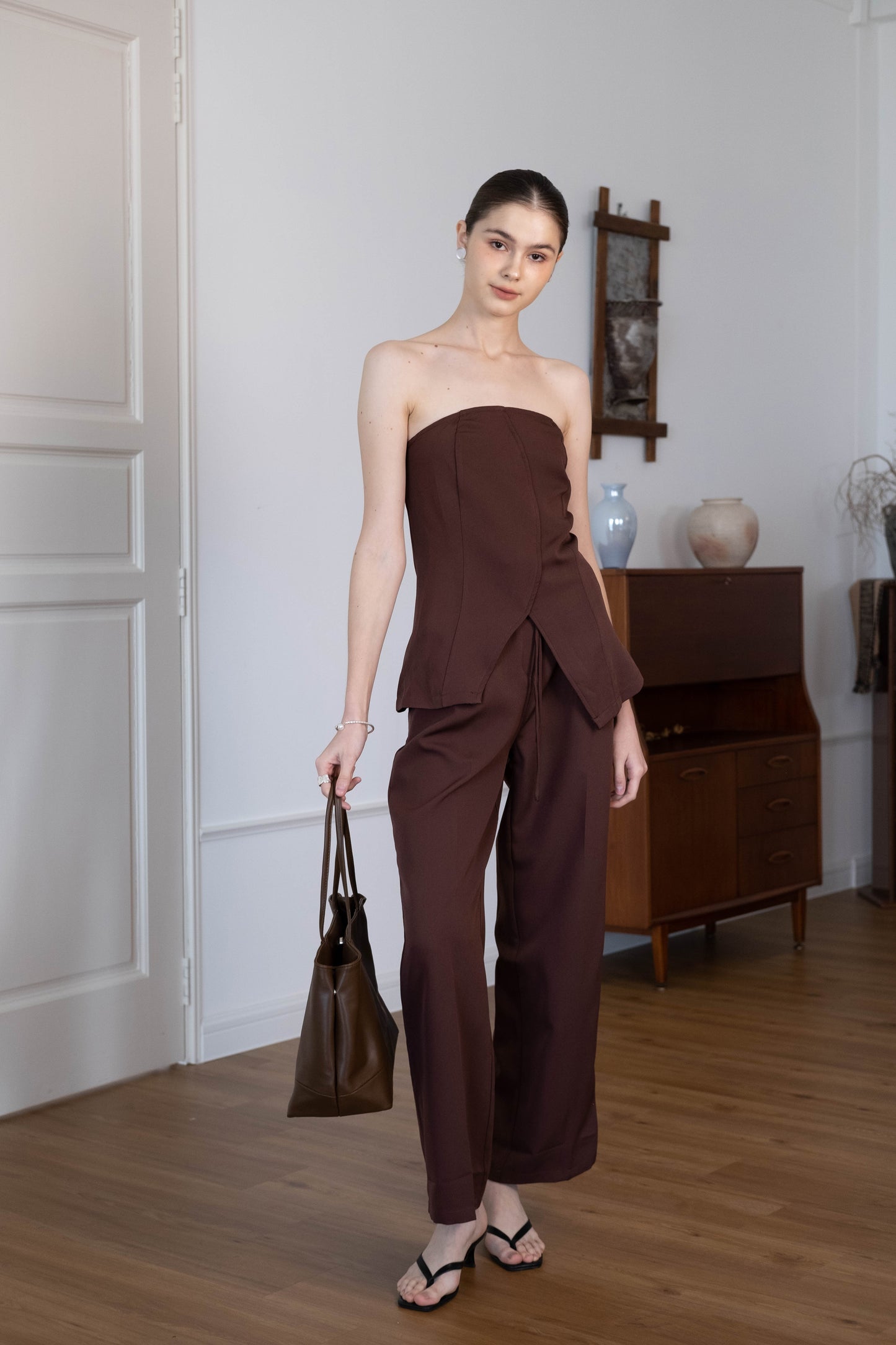 Maison Classic Tote - Coffee