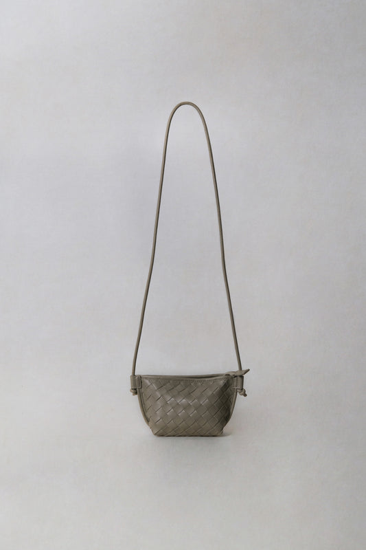 Mini Artisan Satchel - Shinny Earthy Green