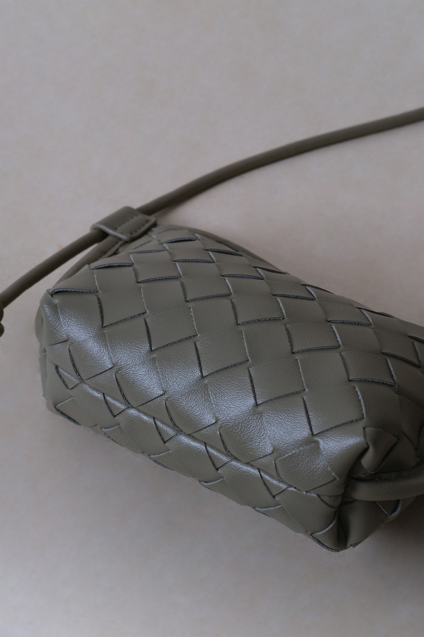 Mini Artisan Satchel - Shinny Earthy Green