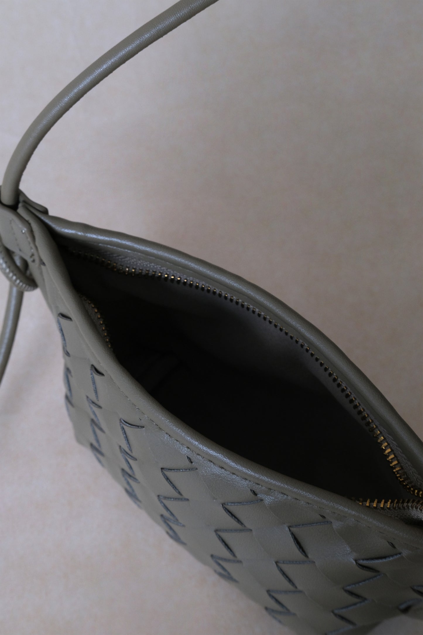 Mini Artisan Satchel - Shinny Earthy Green